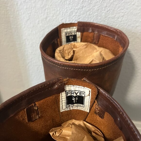 Frye Brown Leather Riding Boots - Picture 5 of 6